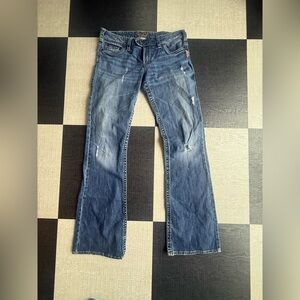 Y2K silver jeans #flair - Tuesday size 31